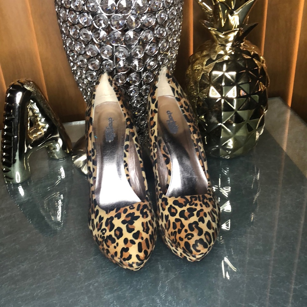 Charlotte Russe Leopard Wedges